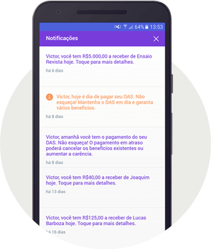 Receba suas obrigações pelo app do Qipu test-img